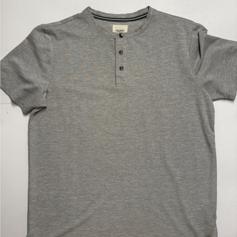 NWOT Gray Henley Shirt